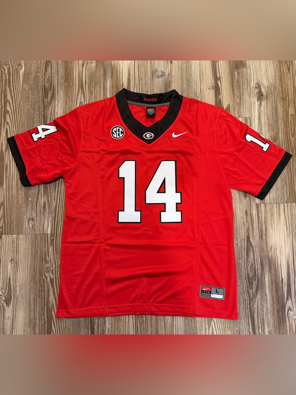 Gunner Stockton Georgia Bulldogs Red Jersey Men’s Size S-XXL